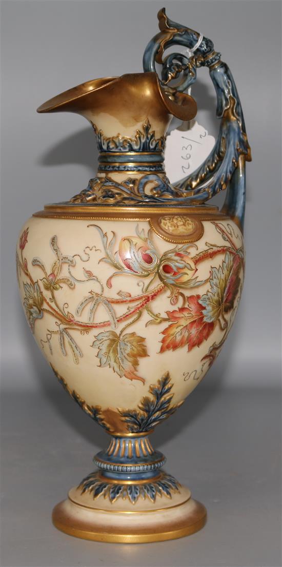 A Royal Worcester ewer